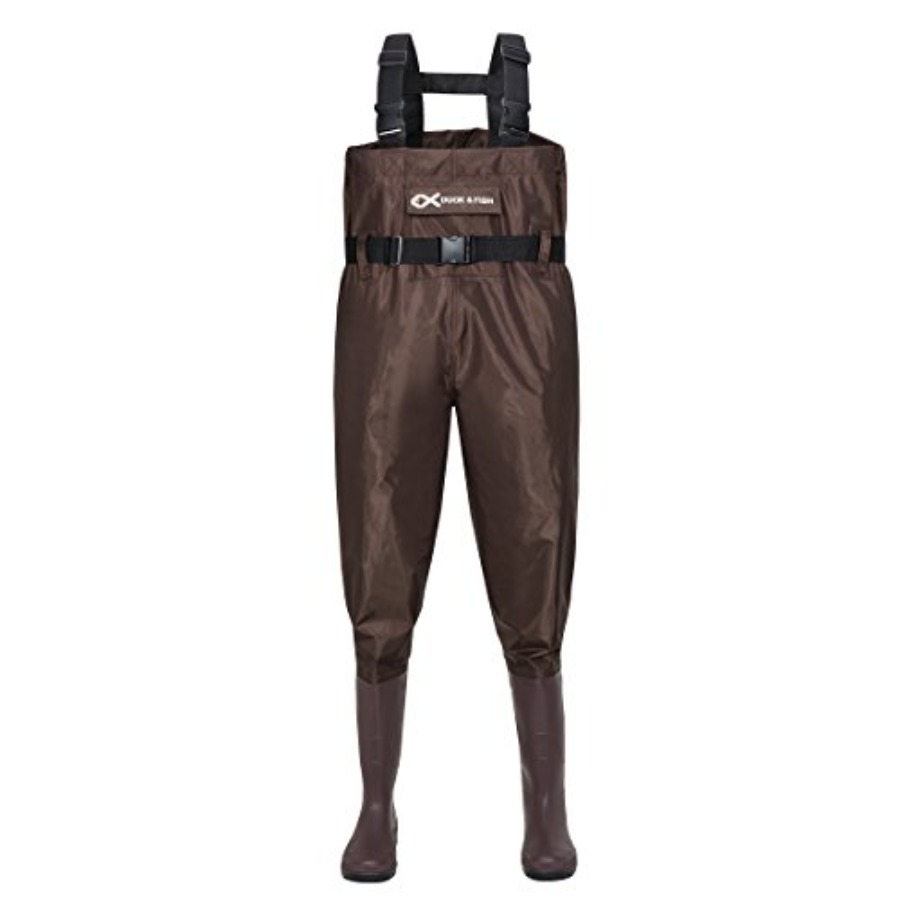 Duck and Fish Brown Chest Wade - Fishing Waders ulasan dan harga