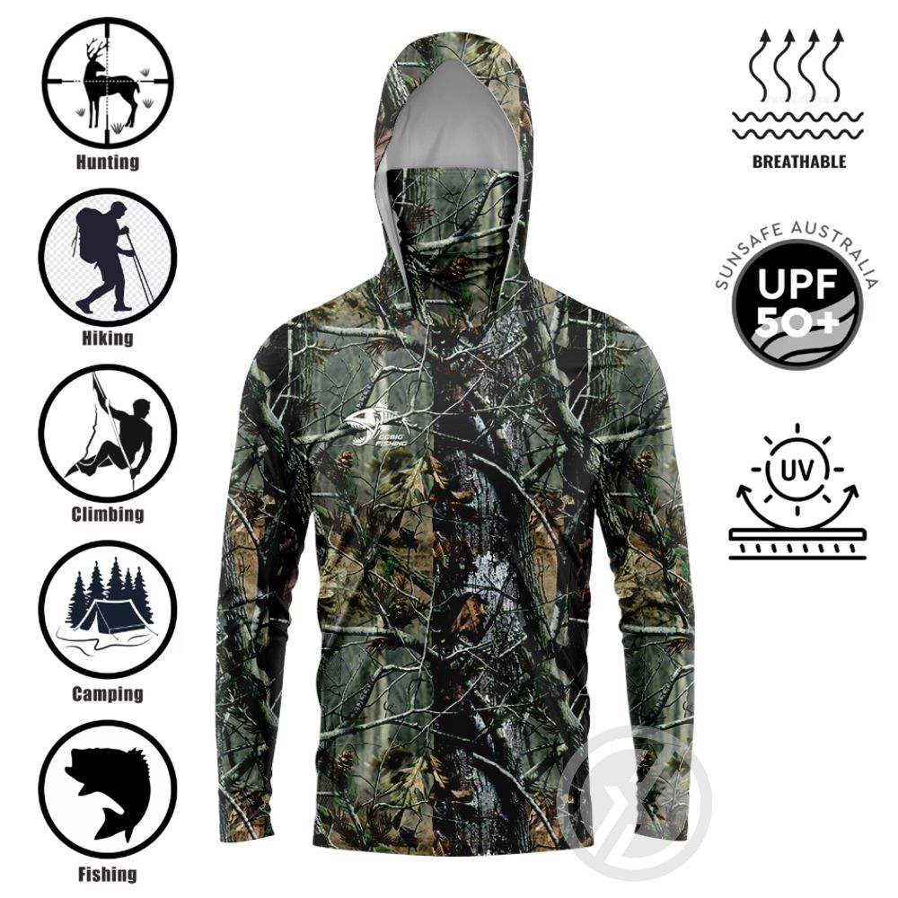 Mens Outdoor Long Sleeve Fishi - Fishing Shirt Uv Protection ulasan dan harga